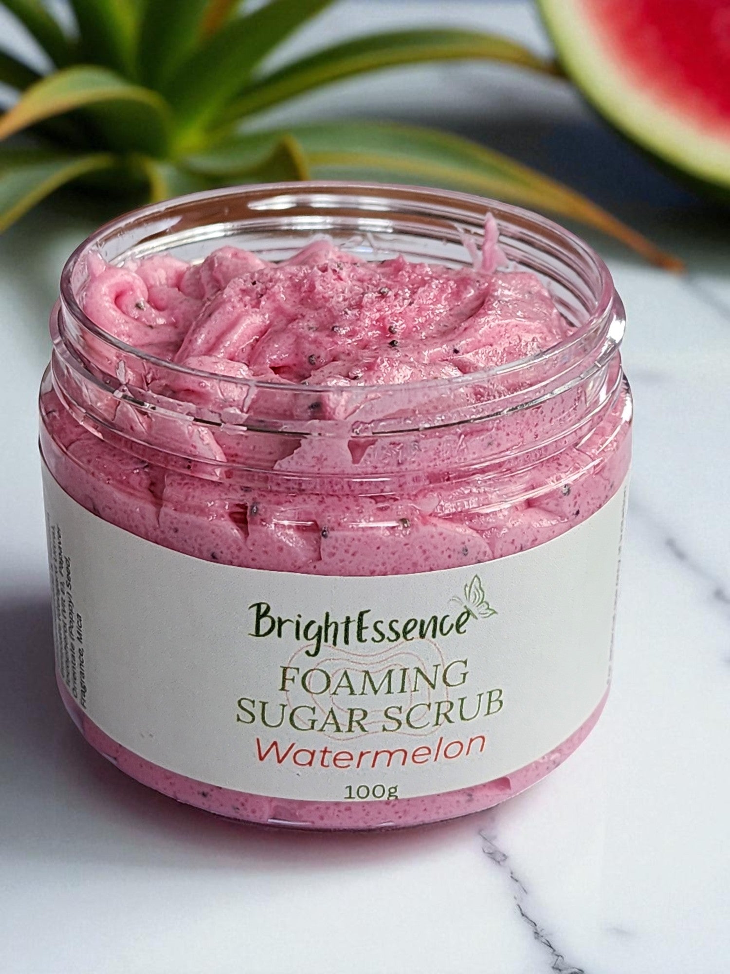 Foaming Whipped Sugar Scrub - Watermelon