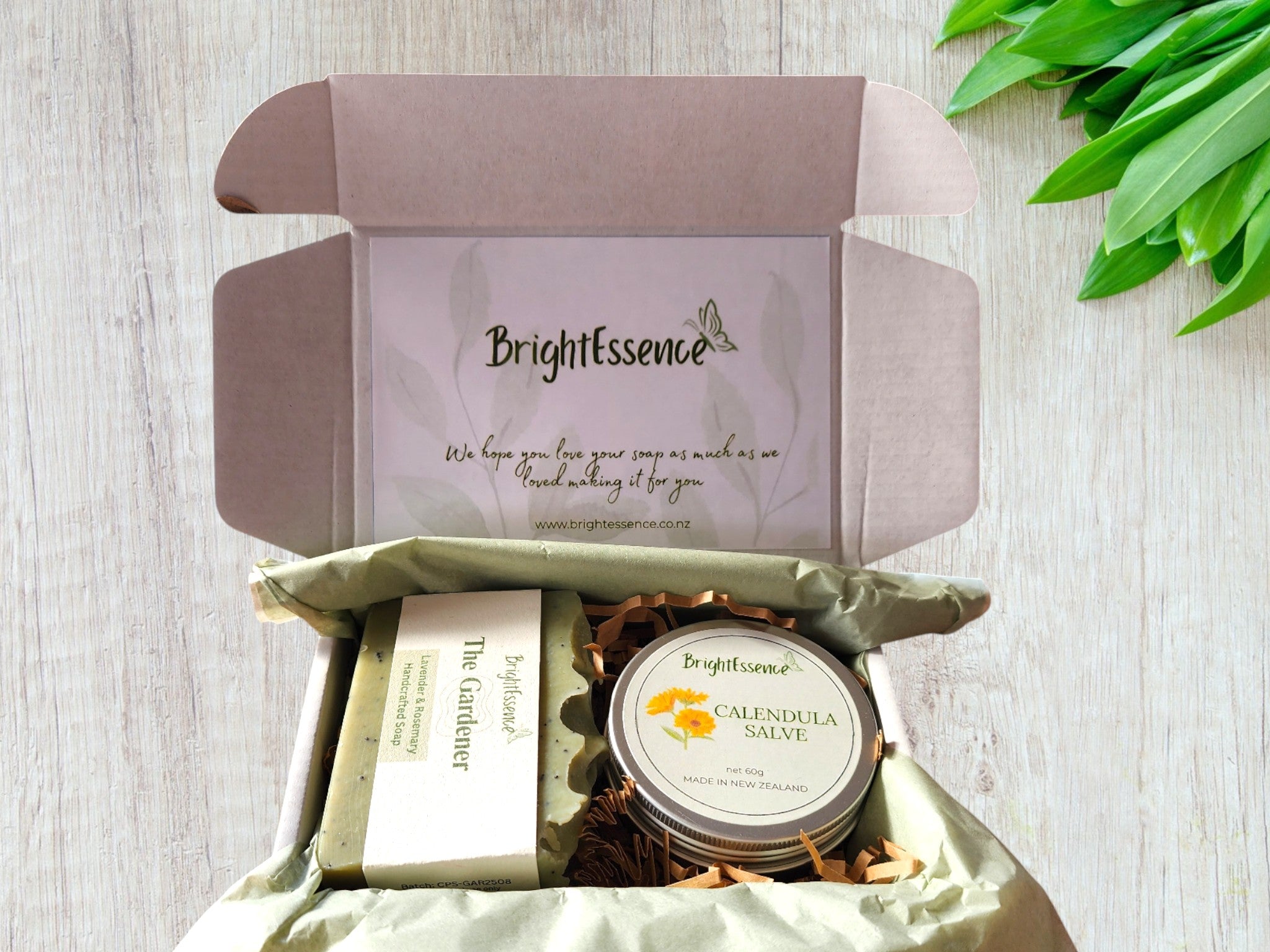 Gift Box - two item soap and salve