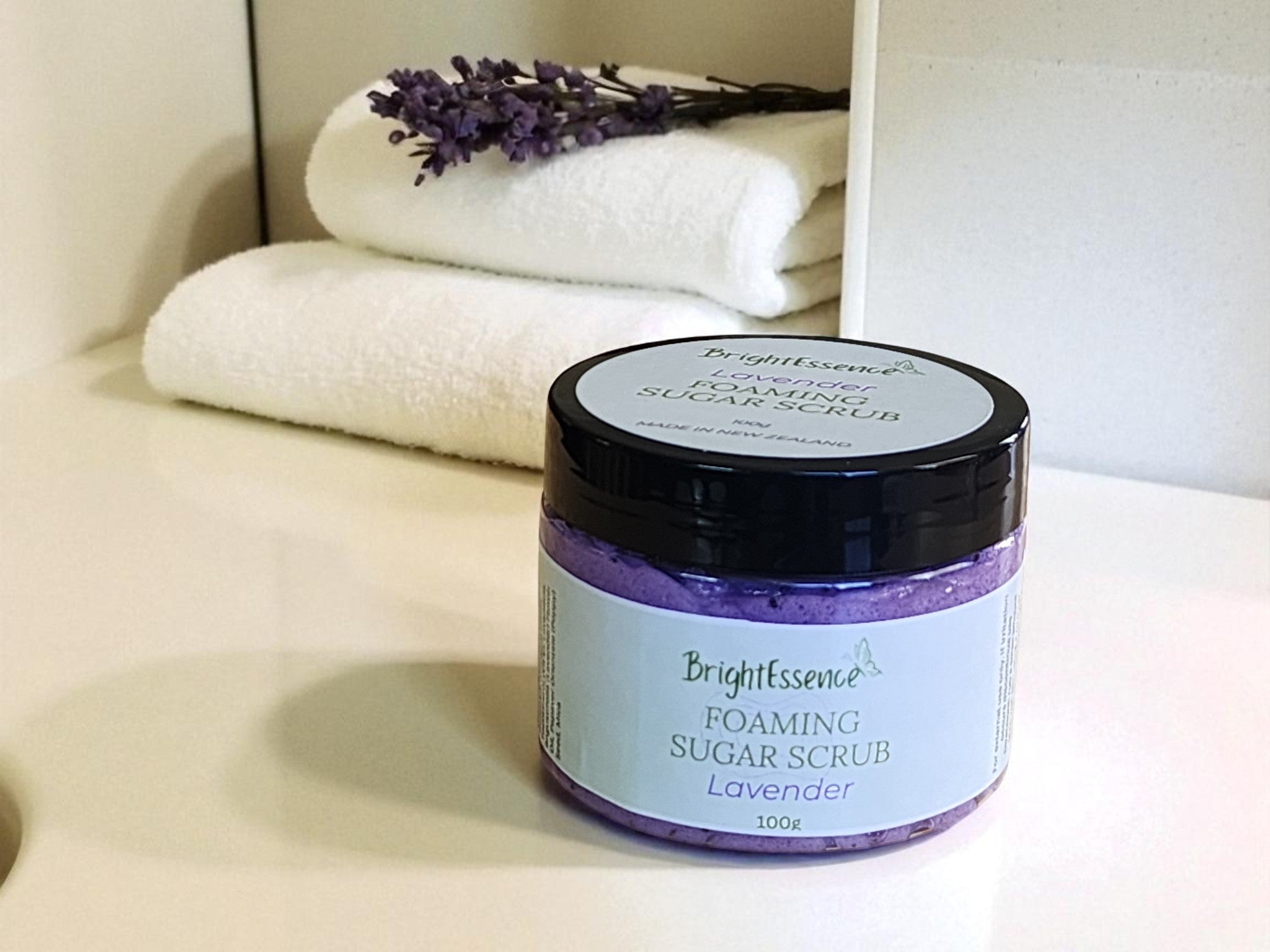 Foaming Whipped Sugar Scrub - Lavender