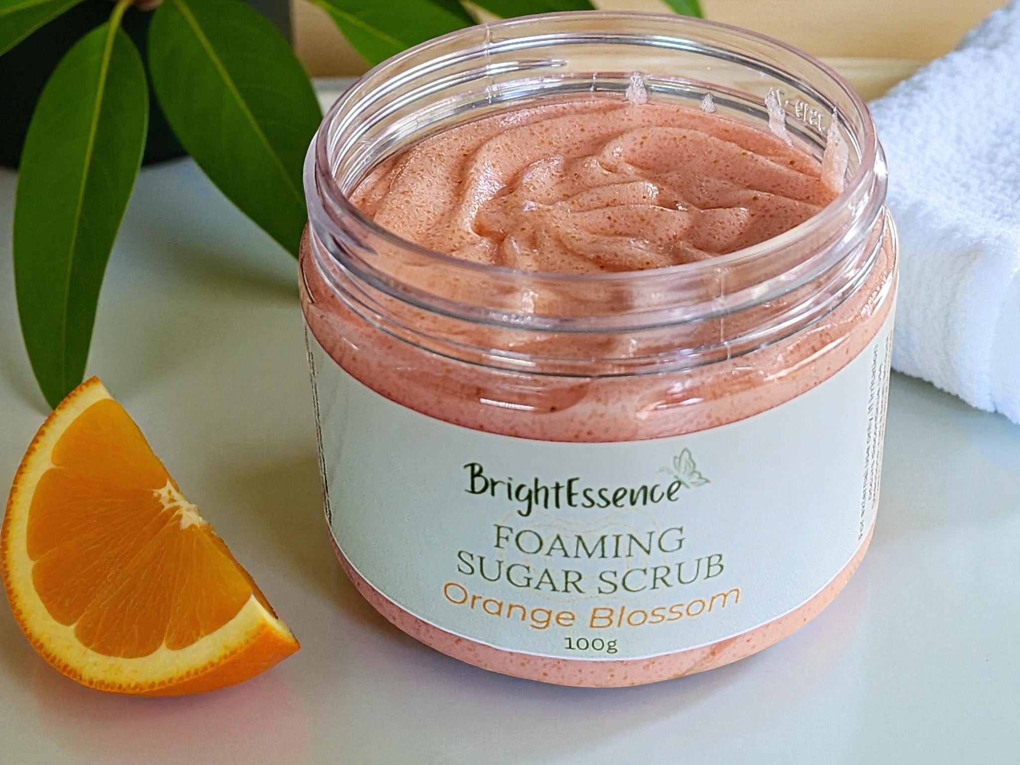 Foaming Whipped Sugar Scrub - Orange Blossom