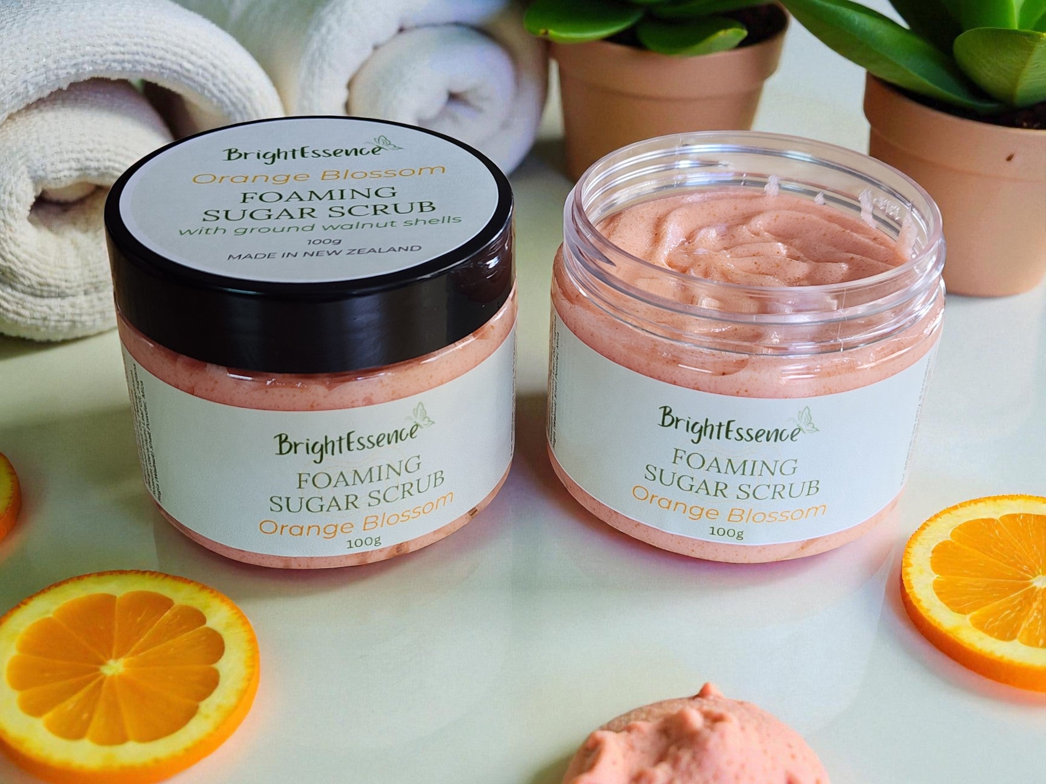 Foaming Whipped Sugar Scrub - Orange Blossom