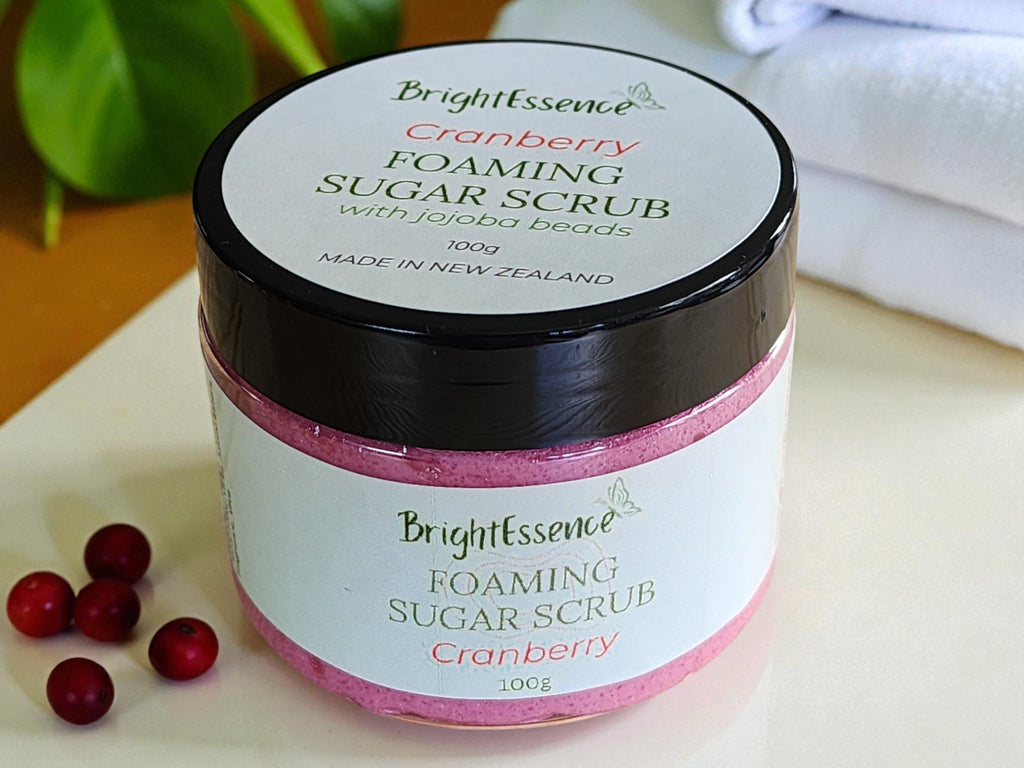 Foaming Whipped Sugar Scrub - Cranberry