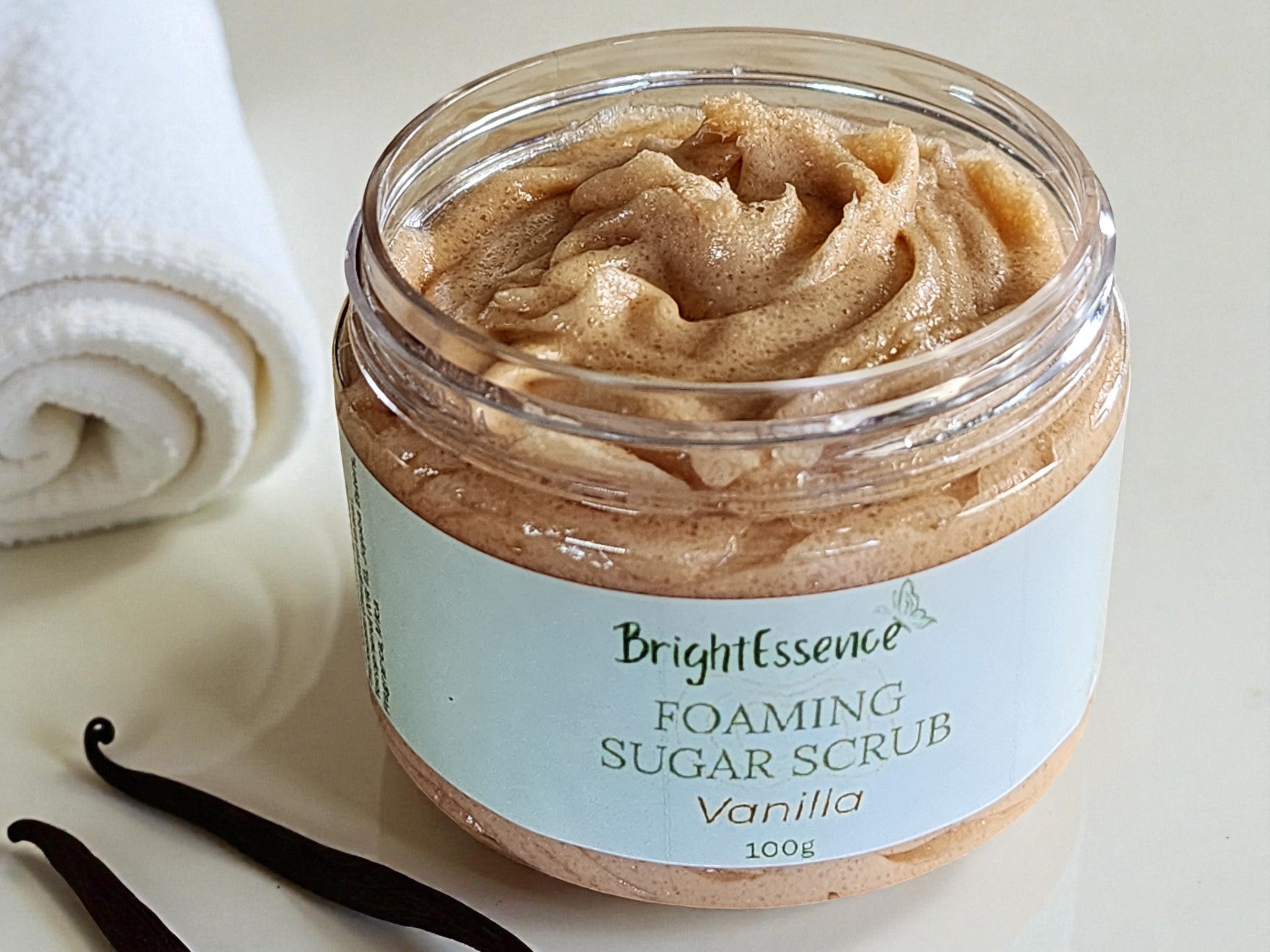 Foaming Whipped Sugar Scrub - Vanilla