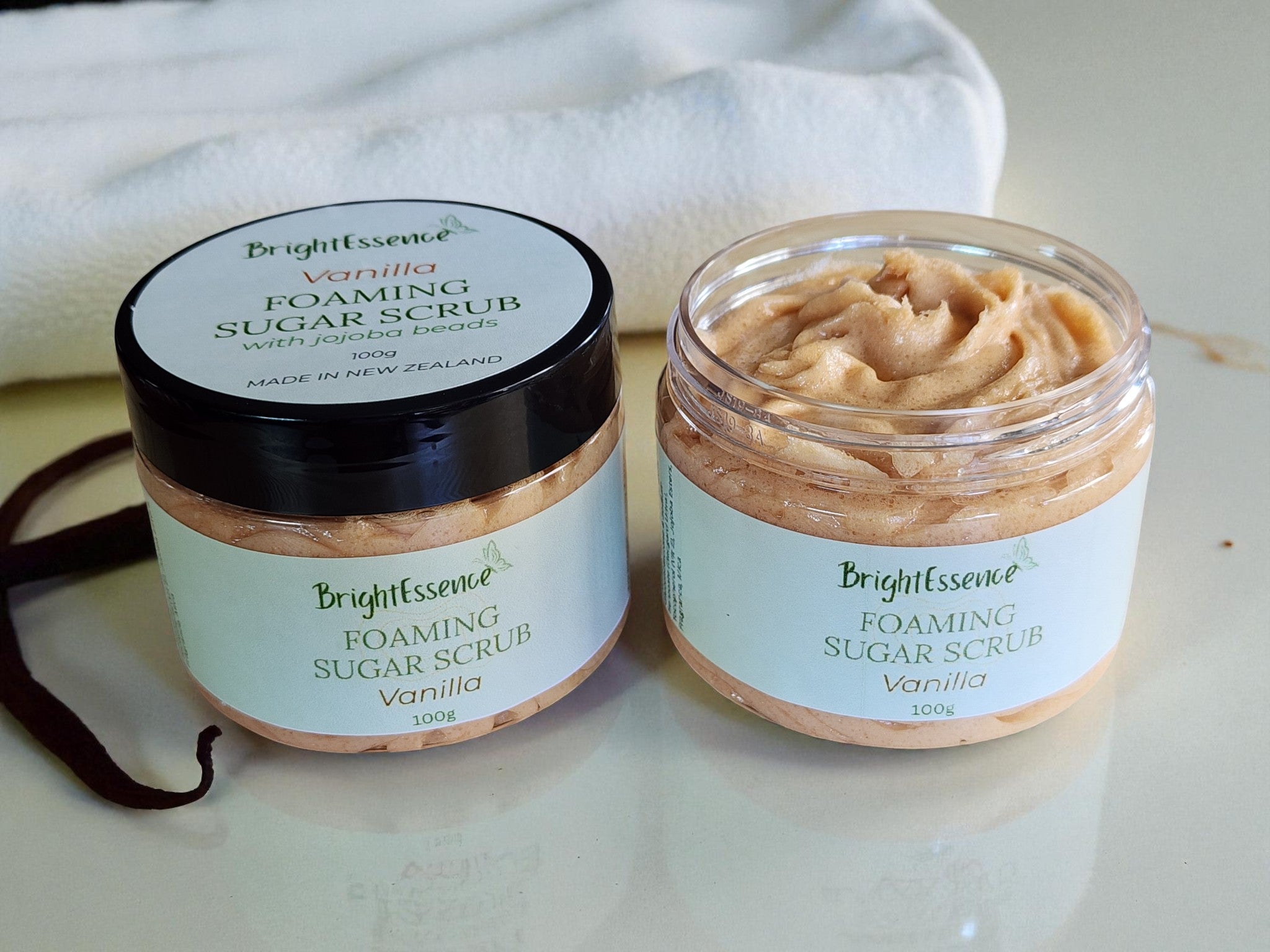 Foaming Whipped Sugar Scrub - Vanilla