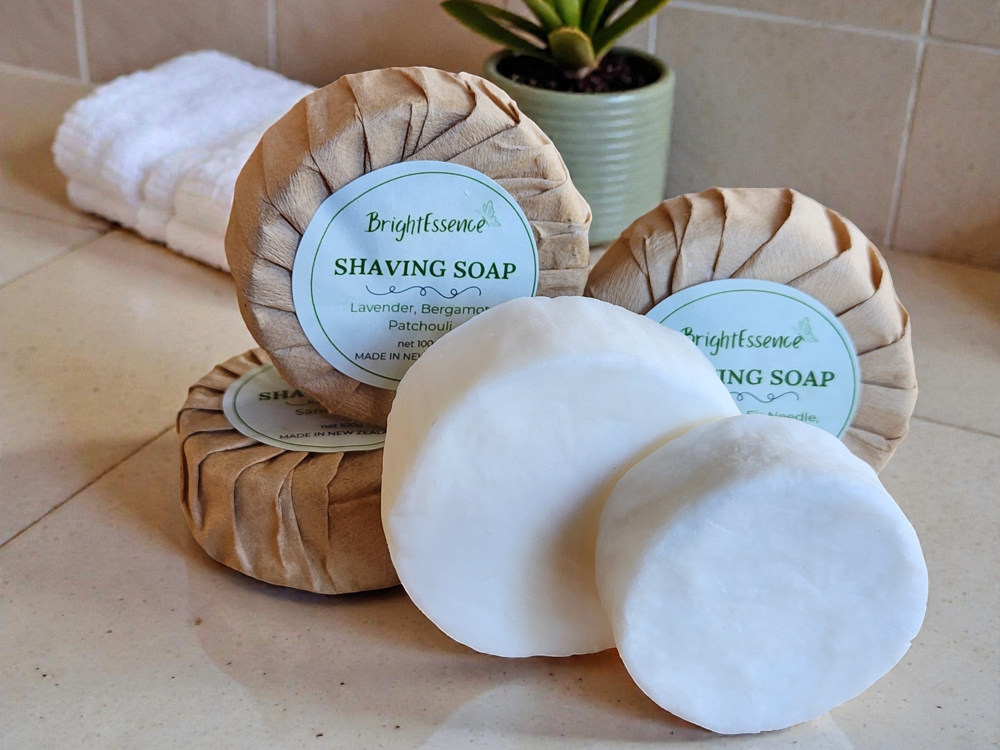 Shaving Soap - Cedarwood, Fir Needle, Clary Sage, Vetiver